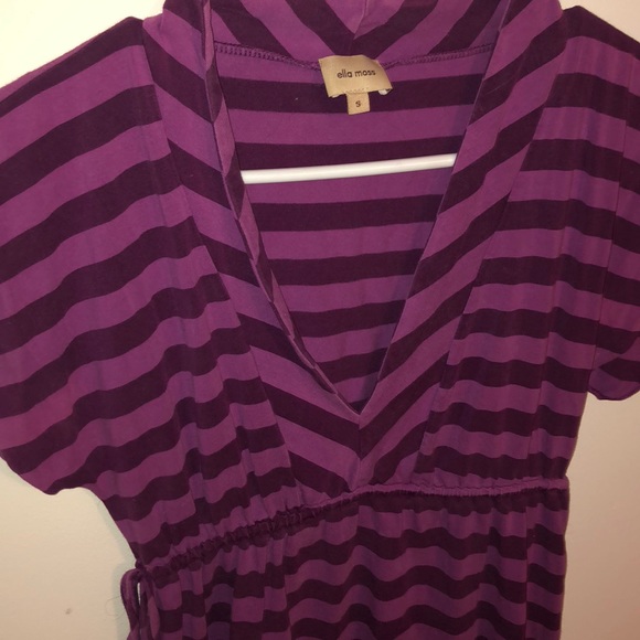 Ella Moss Striped Tie-waist Top - Picture 2 of 6